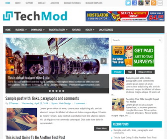 TechMod Blogger Template