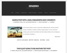 Zenzero Blogger Template