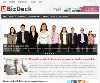 BizDeck Blogger Template