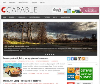 Capable Blogger Template