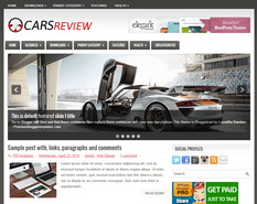 CarsReview Blogger Template