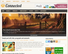 Connected Blogger Template