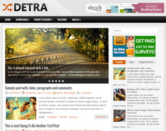 Detra Blogger Template