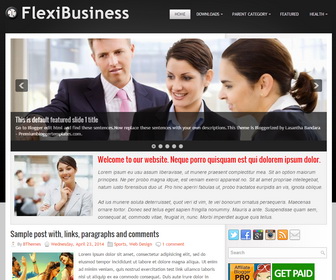 FlexiBusiness Blogger Template