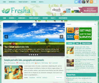 Fresha Blogger Template