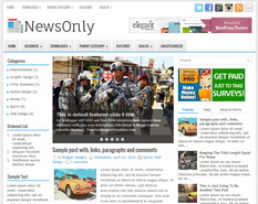 NewsOnly Blogger Template