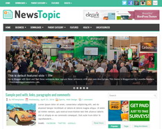 NewsTopic Blogger Template