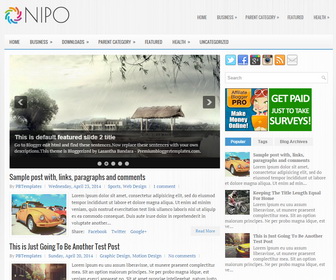 Nipo Blogger Template