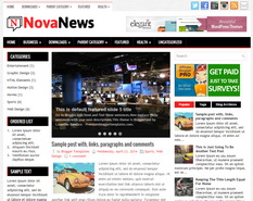 NovaNews Blogger Template