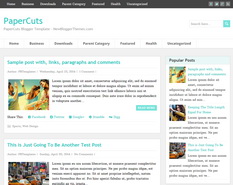 PaperCuts Blogger Template