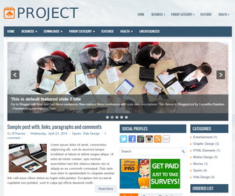 Project Blogger Template