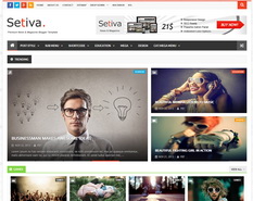 Setiva Blogger Template