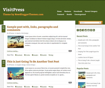 VisitPress Blogger Template