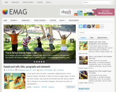 eMag Blogger Template