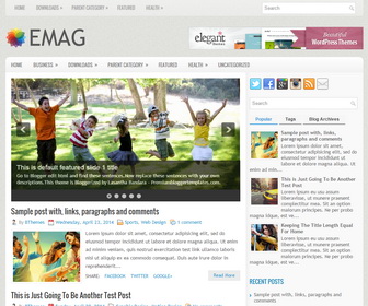 eMag Blogger Template