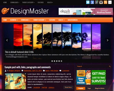 DesignMaster Blogger Template