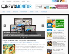 NewsMonitor Blogger Template