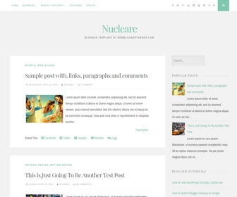 Nucleare Blogger Template