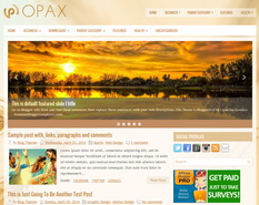 Opax Blogger Template