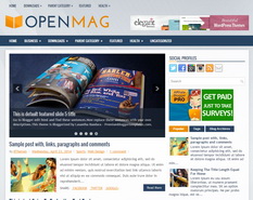 OpenMag Blogger Template