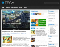 Teca Blogger Template