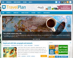 TravelPlan Blogger Template