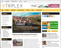 Triplex Blogger Template