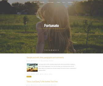 Fortunato Blogger Template