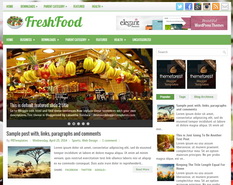 FreshFood Blogger Template