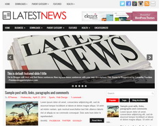 LatestNews Blogger Template