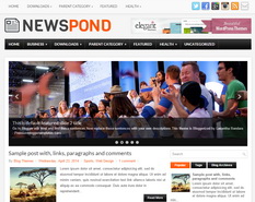 NewsPond Blogger Template