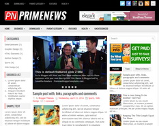 PrimeNews Blogger Template