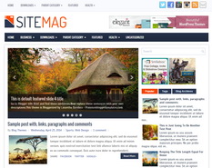 SiteMag Blogger Template