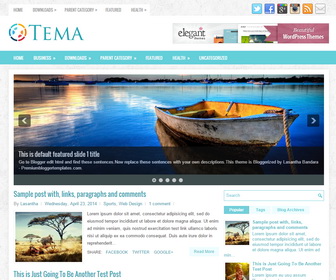 Tema Blogger Template