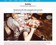 Bubbly Blogger Template