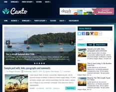 Canto Blogger Template