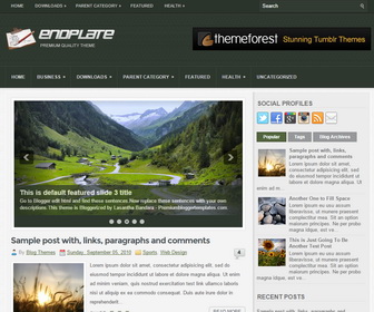 EndPlate Blogger Template