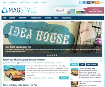 MagStyle Blogger Template