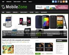 MobileZone Blogger Template