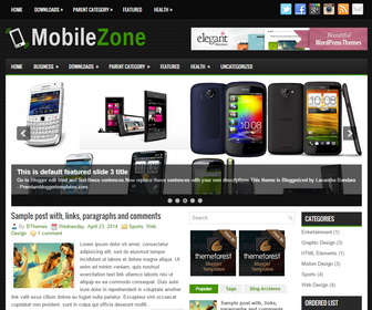 MobileZone Blogger Template