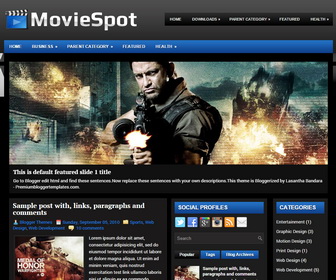 MovieSpot Blogger Template