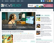 NewsReady Blogger Template