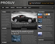 ProSUV Blogger Template