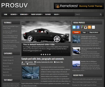 ProSUV Blogger Template