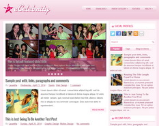 eCelebrity Blogger Template