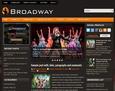 Broadway Blogger Template
