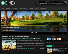 Dinex Blogger Template