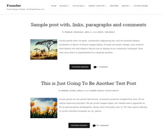 Founder Blogger Template