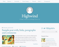 Highwind Blogger Template