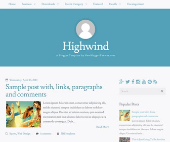 Highwind Blogger Template